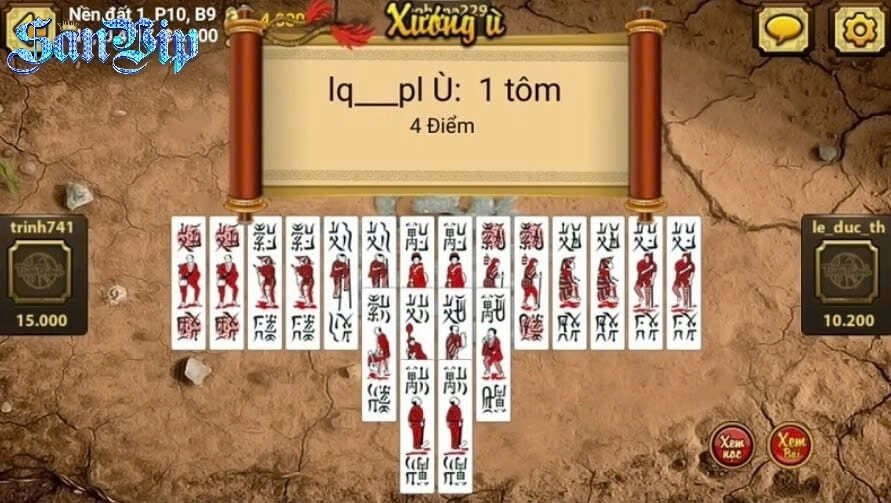 Nguyên Tắc Chơi Bài Chắn Sanvip